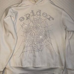 White Spider Design Men's Sweater